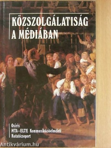 Teresty�ni Tam�s  (szerk.) - K�zszolg�latis�g a m�di�ban - �br�nd vagy realit�s?