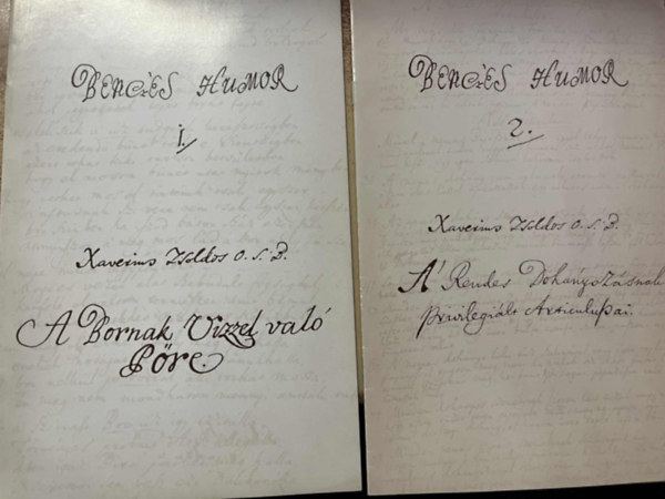 Zsoldos Xavr OSB - Bencs humor 1. - 2.