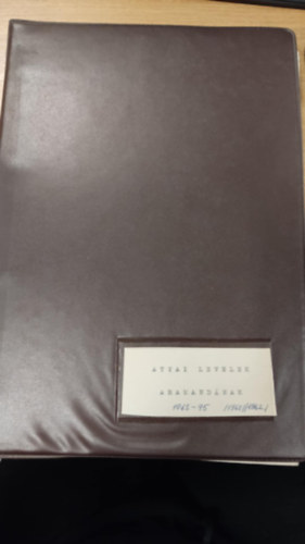 Atyai levelek Aramandának 1963-75 /1960/ /1962/
