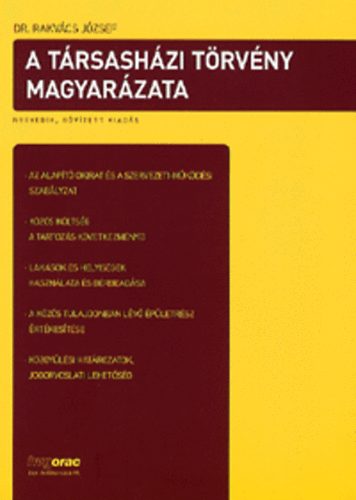 Rakv�cs J�zsef - A t�rsash�zi t�rv�ny magyar�zata
