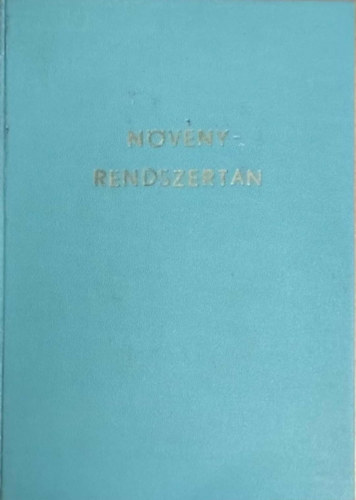 So� Rezs� - Fejl�d�st�rt�neti n�v�nyrendszertan (Egyetemi tank�nyv)