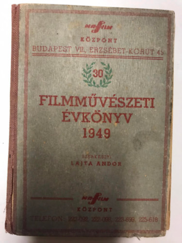 Lajta Andor  (szerk.) - Filmm�v�szeti �vk�nyv 1949