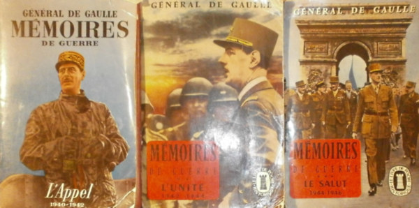 Charles De Gaulle - Mmoires de Guerre I-III.