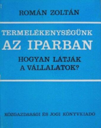 Romn Zoltn - Termelkenysgnk az iparban (Hogyan ltjk a vllalatok?)