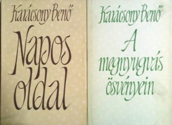 Kar�csony Ben� - Napos oldal + A megnyugv�s �sv�nyein (2 m�)