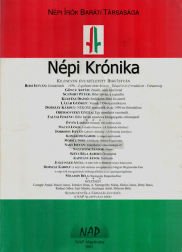 Milassin B�la - N�pi Kr�nika - N�pi �r�k Bar�ti T�rsas�ga 2001/4.