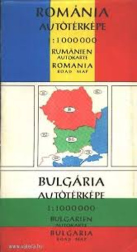 Romnia, Bulgria auttrkpe 1:1 000 000