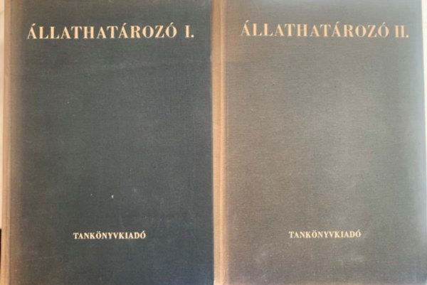 Dr. M�cz�r L�szl� - �llathat�roz� I-II.