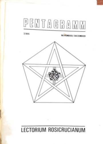 Lectorium Rosicrucianum - Pentagram Teljes 1986-os vfolyam