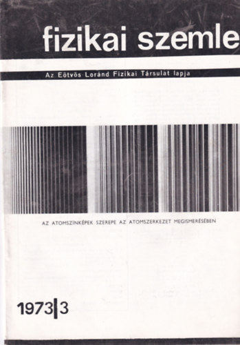 Marx György - Fizikai szemle 1973/3