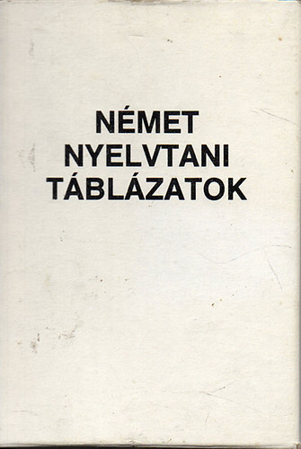 N�met nyelvtani t�bl�zatok (22 k�rtyalap)