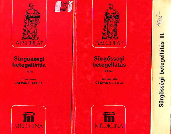 Cs�p�nyi Attila ; Aesculap (szerk.) - S�rg�ss�gi betegell�t�s I-III.