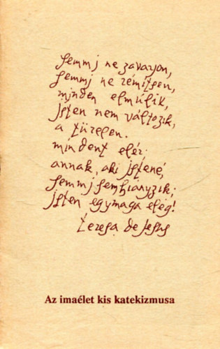 Gabriele De Vos - Az ima�let kis katekizmusa