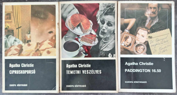 Agatha Christie - Agatha Christie krimik (3db.): Cipruskoporsó + Temetni veszélyes + Paddington 16.50