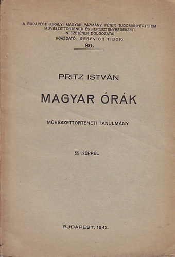 Pritz Istvn - Magyar rk