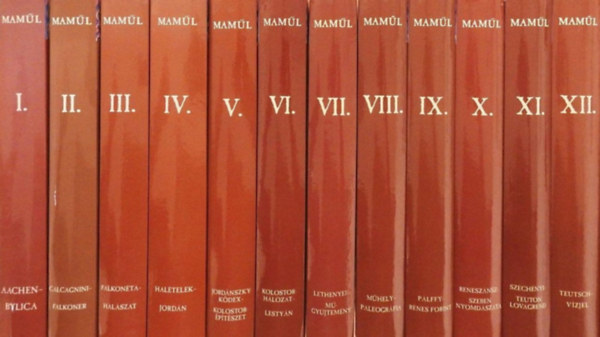 Tam�s Zsuzsanna  (szerk.) - Magyar m�vel�d�st�rt�neti lexikon I-XII.