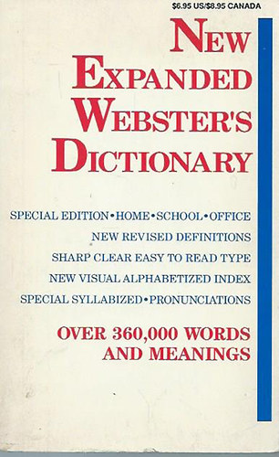 D. Litt - New Expanded Webster's Dictionary