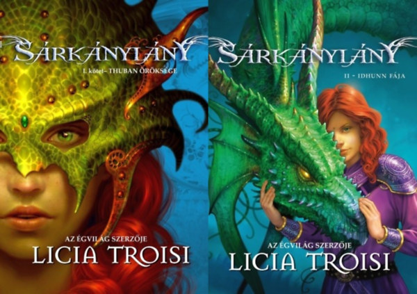 Licia Troisi - 2 db a S�rk�nyl�ny  sorozatb�l: S�rk�nyl�ny 1. - Thuban �r�ks�ge + S�rk�nyl�ny 2. - Idhunn f�ja