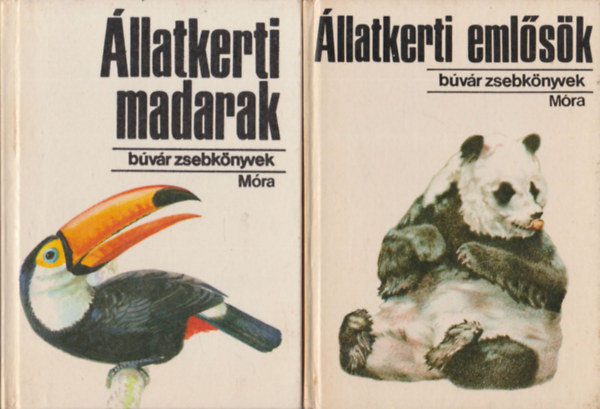 2 db B�v�r Zsebk�nyv: �llatkerti madarak + �llatkerti eml�s�k