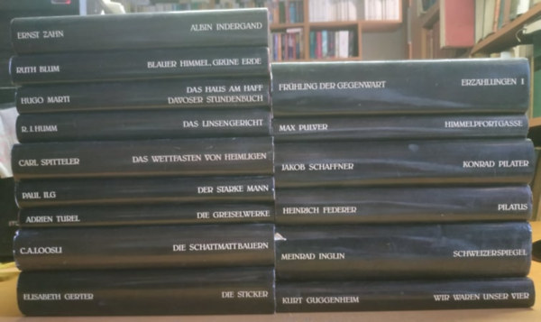 Buchclub Ex Libris - 15 db Frhling der Gegenwart: Der Schweizer Roman 1890-1950