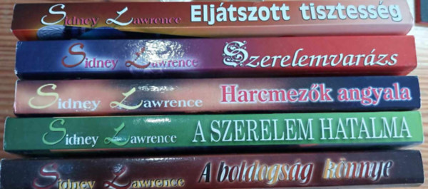 Sidney Lawrence knyvcsomag (5 db)  A boldogsg knnye - A szerelem hatalma - Harcmezk angyala - Szerelemvarzs - Eljtszott tisztessg