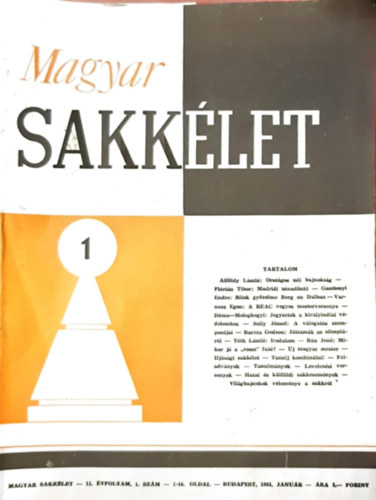 Magyar sakklet 1961.-11. vfolyam