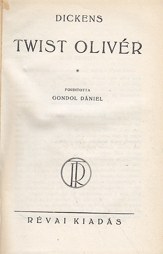 Charles Dickens - Twist Olivr