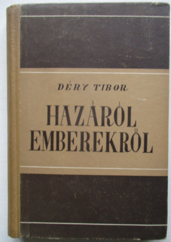 Dry Tibor - Hazrl, emberekrl