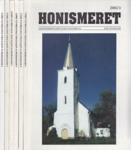 Halsz Pter  (szerk.) - Honismeret 2002/1-6. (teljes vfolyam)