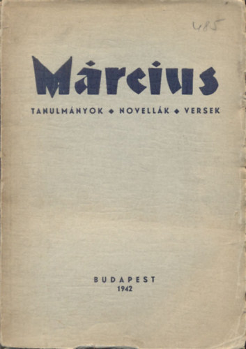 Bernyi, des, Fldek... Benjmin - Mrcius (tanulmnyok - novellk - versek)