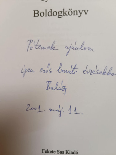 Gyre Balzs - Boldogknyv