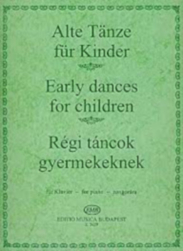 Alte tanze fr Kinder fr Klavier