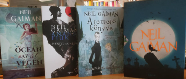 Neil Gaiman - 3 db Neil Gaiman: A temet knyve + Anansi fik + cen az t vgn