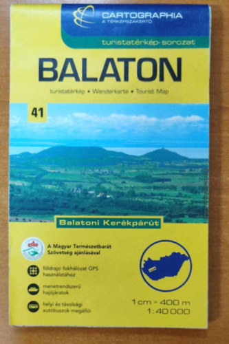 Balaton turistatrkp (Cartographia turistatrkp-sorozat 41.) - Balatoni Kerkprkrt