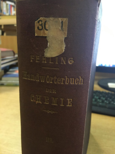 Hermann Fehling - Neues Handwrterbuch der Chemie III.