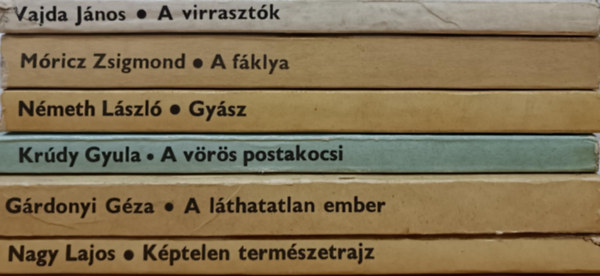 Mricz Zsigmond, Lszl Nmeth, Krdy Gyula, Grdonyi Gza, Nagy Lajos Vajda Jnos - Olcs knyvtr knyvcsomag