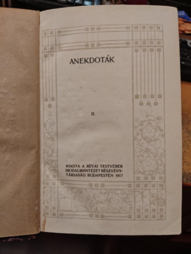 Mikszth Klmn - Anekdotk II.