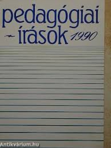 cs Lszl - Dr. Bokor Jzsef - Pedaggiai rsok 1990