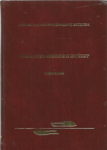 Kis�rletes Seb�szeti Int�zet 1986-1996