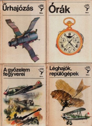 Bede Istvn  (szerk.) - 4 db kolibri knyv: rk, rhajzs, Lghajk, replgpek, A gyzelem fegyverei.