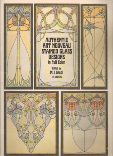 M.J. Gradl - Authentic art nouveau stained glass designs in full color