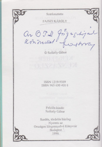 Baki Mih�ly - Lengj k�k-feh�r kun z�szl�