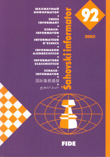 Tbb szerkeszt - Sahovski informator 92 (X 2004 I 2005)