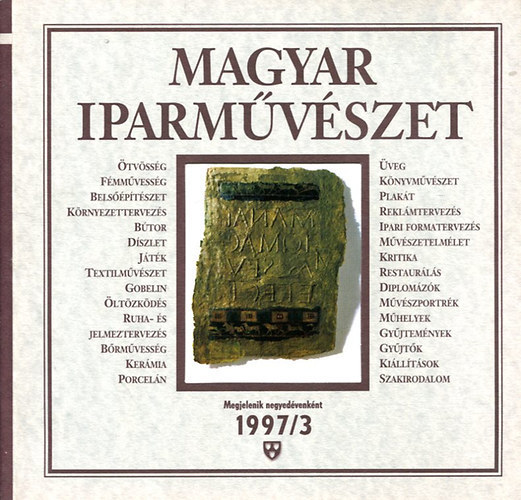 Magyar iparmvszet 1997/3.