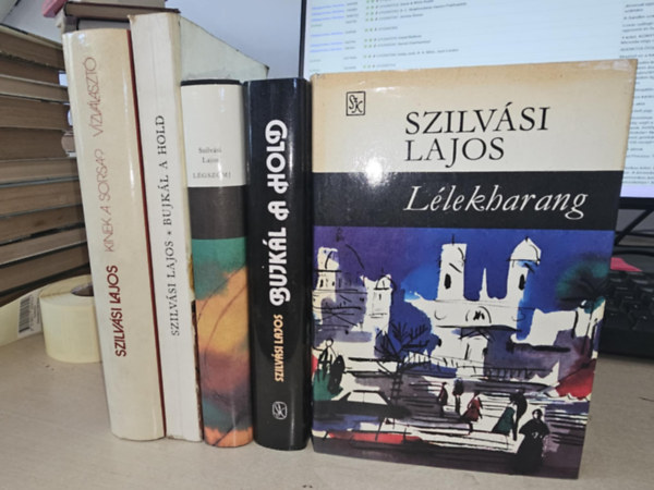 Szilvási Lajos - 4db Szilvási regény, KÖNYVMENTŐ AJÁNLAT: Kinek a sorsa?- Vízválasztó+ Bujkál a hold+ Légszomj+ Lélekharang
