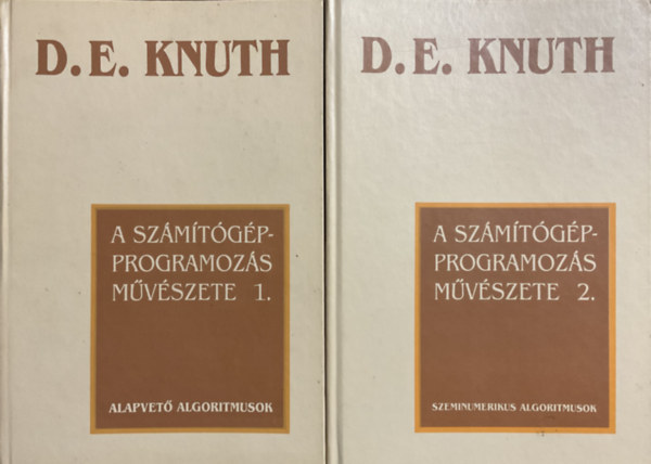 D. E. Knuth - A számítógép-programozás művészete I-II.