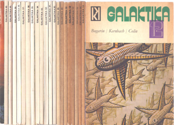 Kuczka P�ter  (szerk.) - 22 db Galaktika magazin: 12., 13., 14., 16., 17., 18., 19., 20., 28., 30., 31., 32., 33., 34., 35., 36., 37., 38., 39., 44., 45., 53. sz�mok