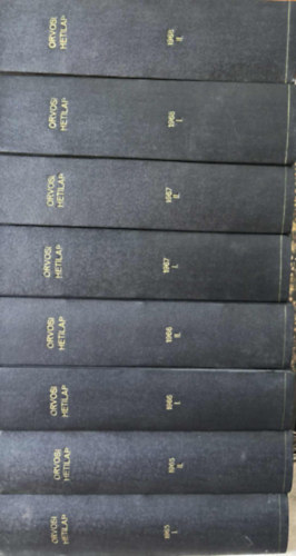 Forrai Jen� Dr. Trencs�nyi Tibor Dr. - Orvosi Hetilap 1965-1968. teljes �vfolyamok 8 k�tetbe k�tve