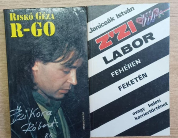 Janicsk Istvn Risk Gza - 2 db zenei knyv: R-GO - Z'ZI LABOR fehren feketn avagy keleti karriertrtnet