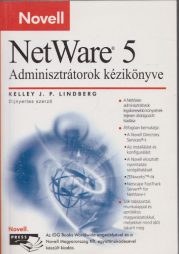 Kelleyj.p. Lindberg - Netware 5 adminisztrtorok kziknyve